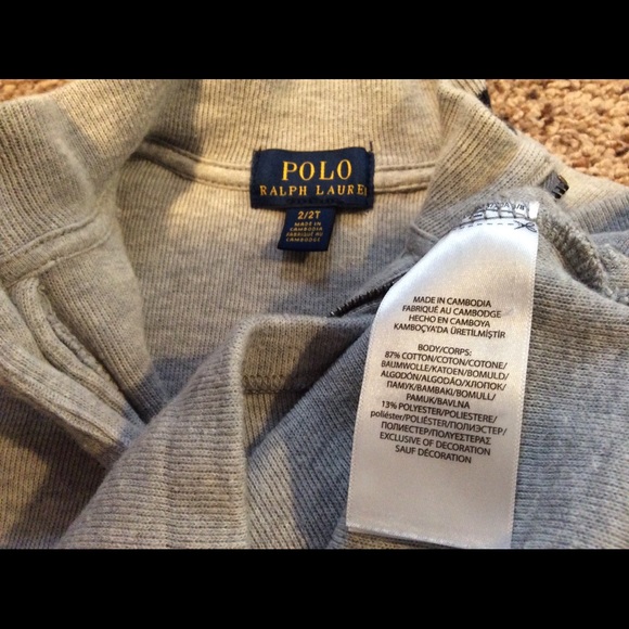 Polo Ralph Lauren Toddler Boys 1/2 Zip Sweater (Gift with Purchase) - Picture 7 of 7